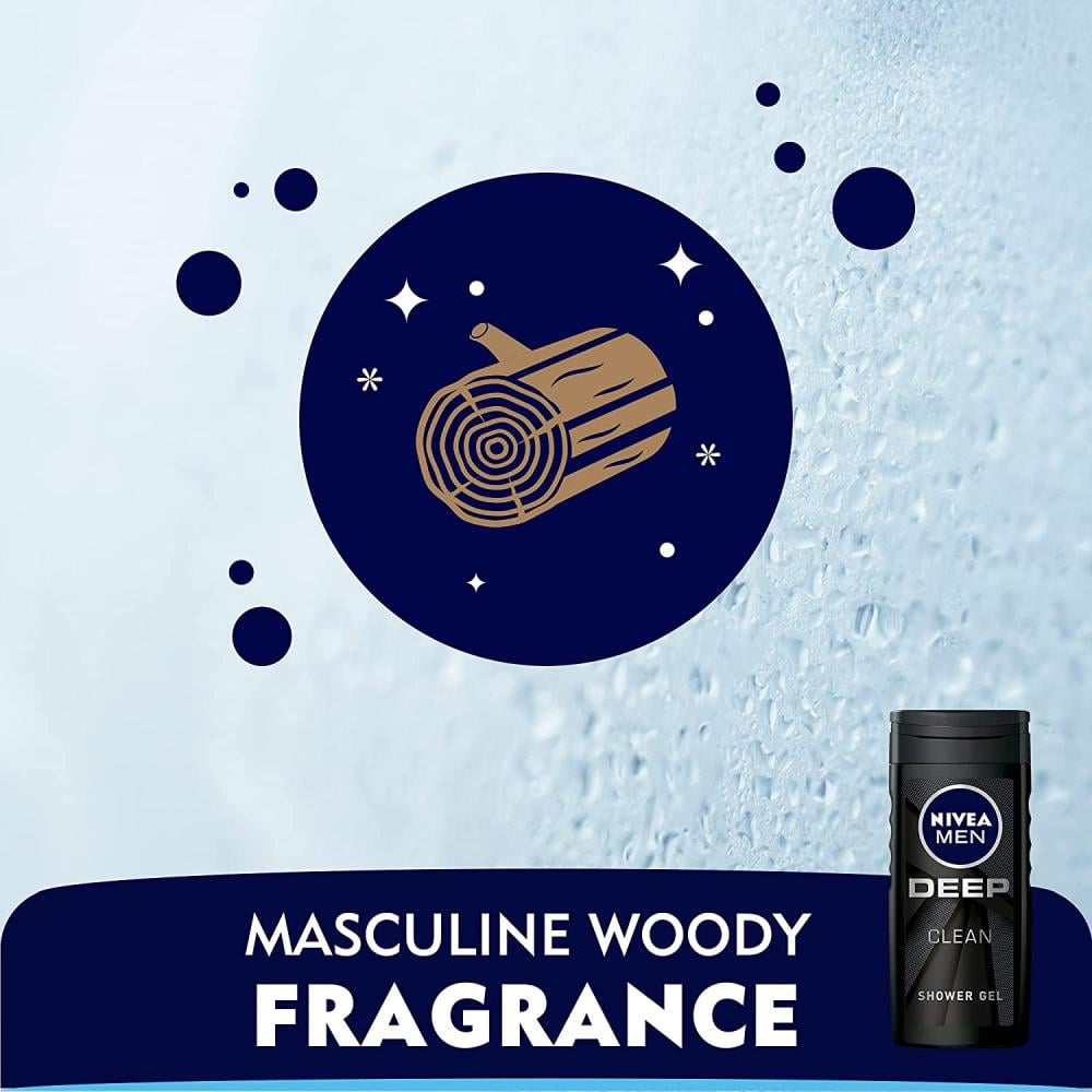 Nivea Shower Gel Deep Clean - 250 ml