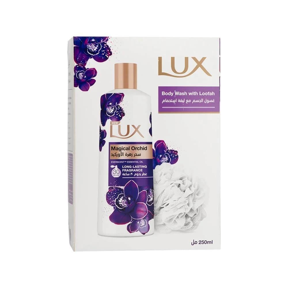 Lux Magical Orchid Body Wash With Loofah 250 ml