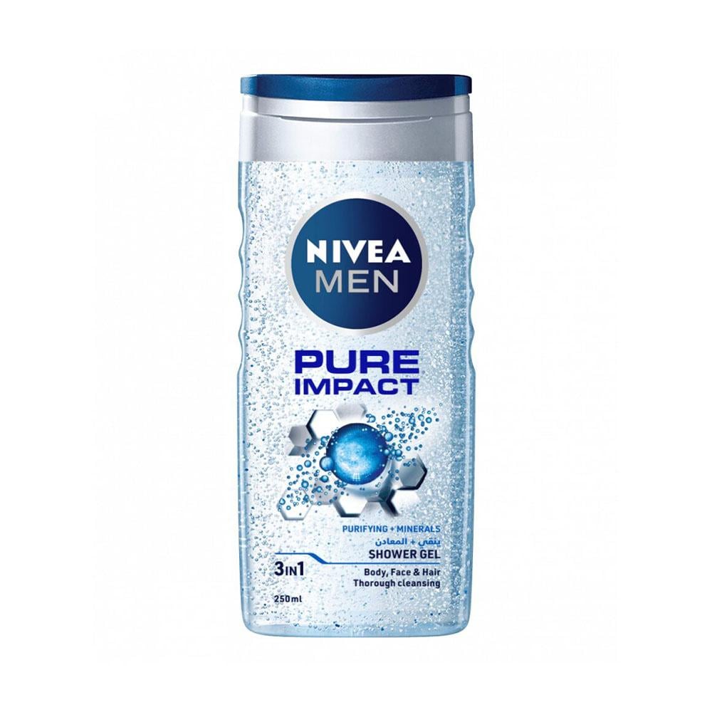 Nivea Man Pure Impact Shower Gel - 250 ml