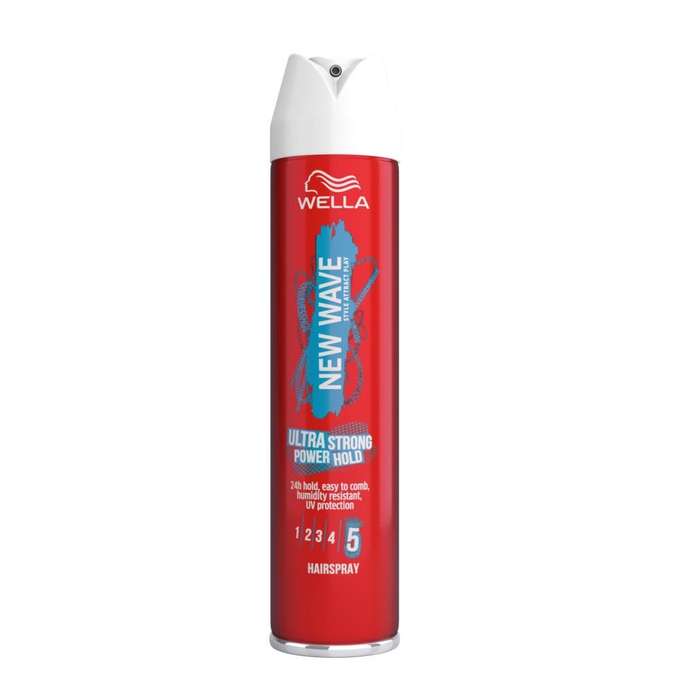 Wella New Wave Hair Spray Power Hold Ultra Strong - 250 ml
