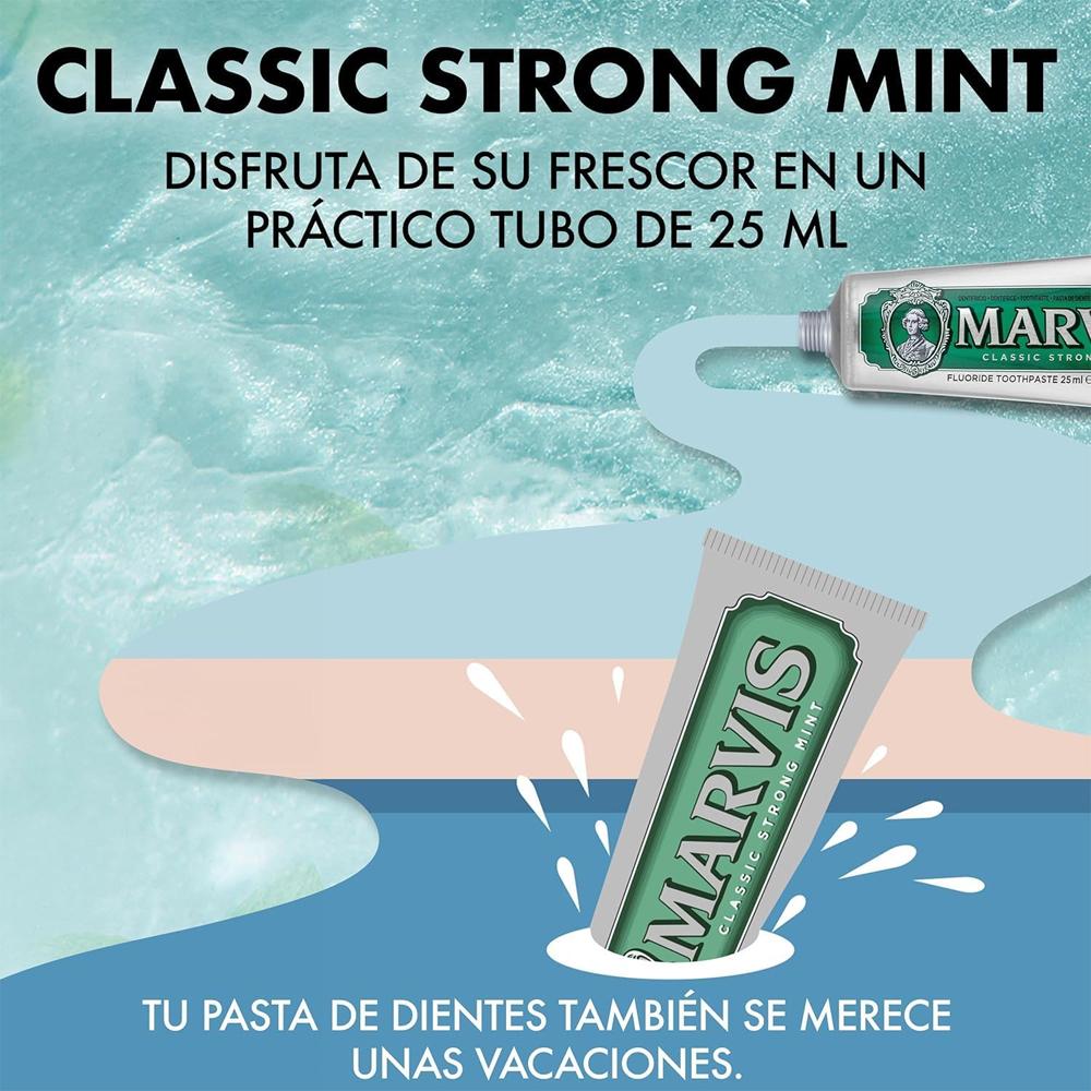 Marvis Classic Strong Mint Toothpaste - 25 ml