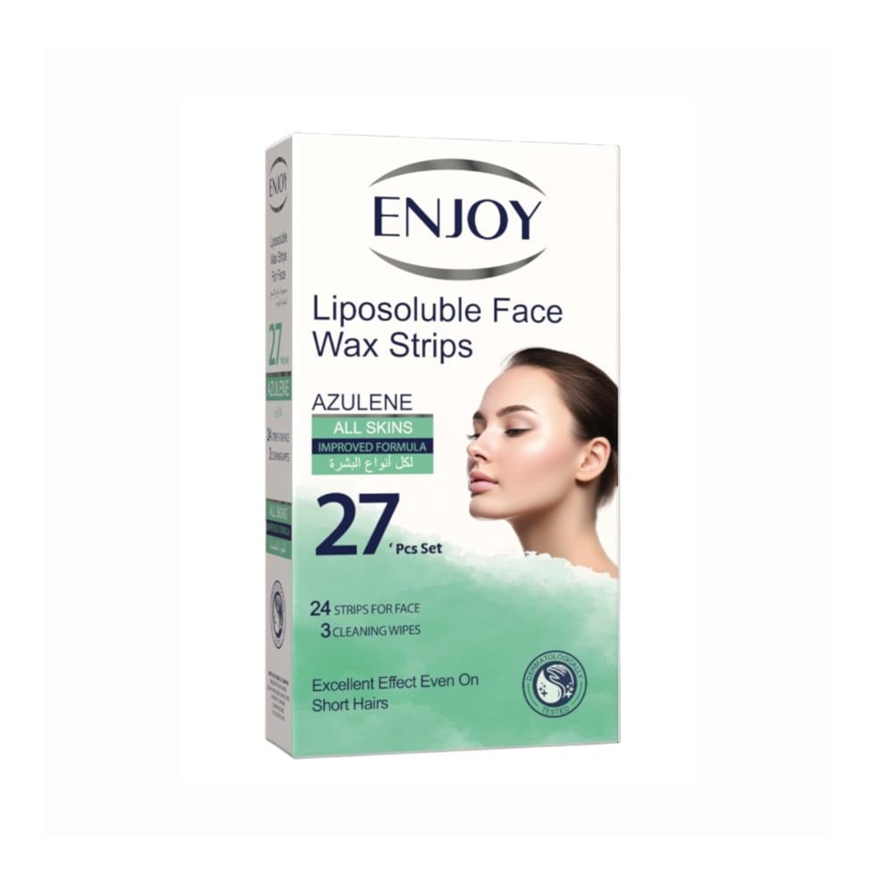 Enjoy Azulene Facial Wax Strips - 27 Strips