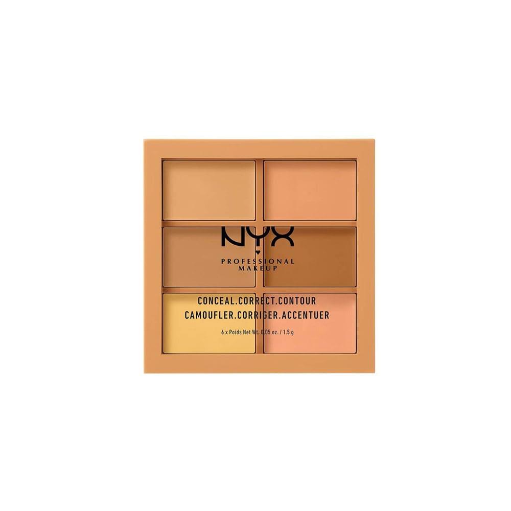 NYX Concealer & Contour Palette Medium 02 - 6 colours