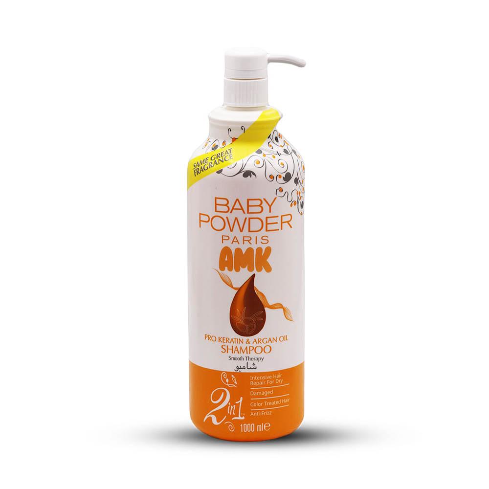 LADY BABY POQWDER Shampoo 2 in 1 Pro Keratin & Argan Oil - 1000 ml