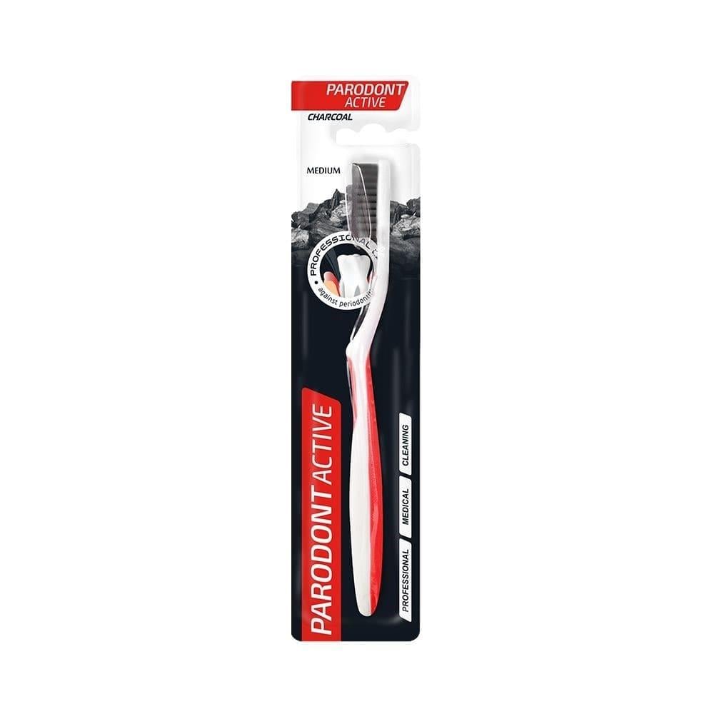 Parodont Active Charcoal Toothbrush Medium - Multiple Colors