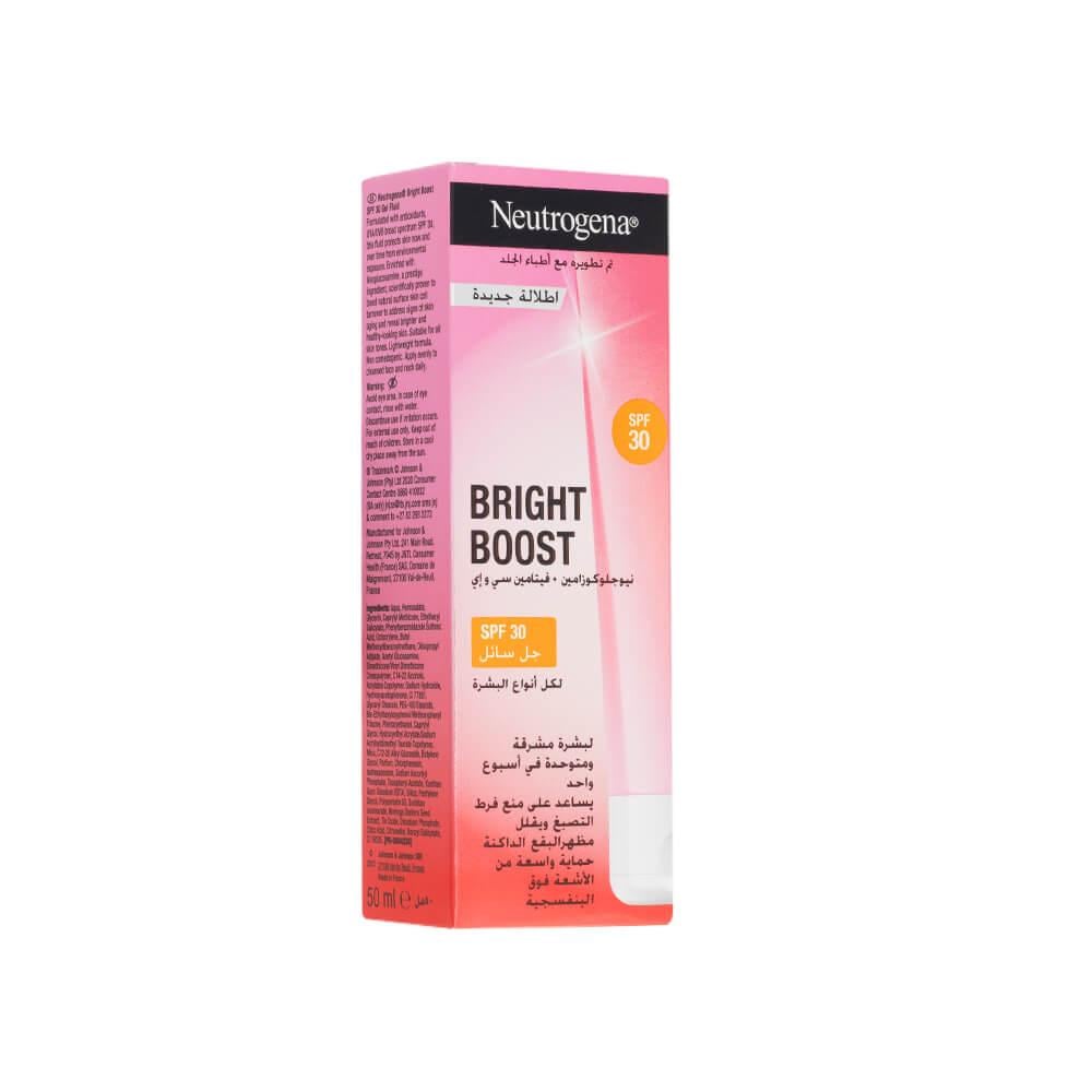 Neutrogena Bright Boost  SPF 30 Gel Fluid- 50 ml