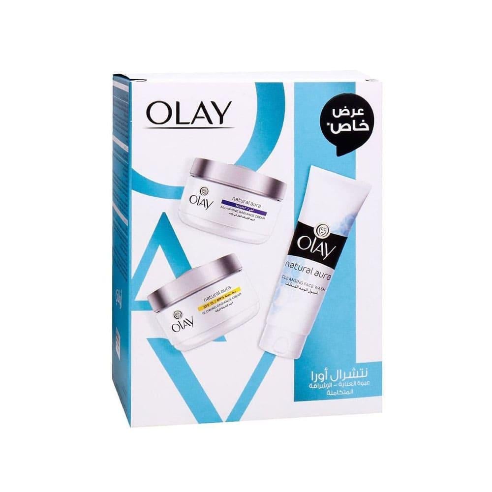 Olay Natural Aura All-in-One Glow Regimen Pack