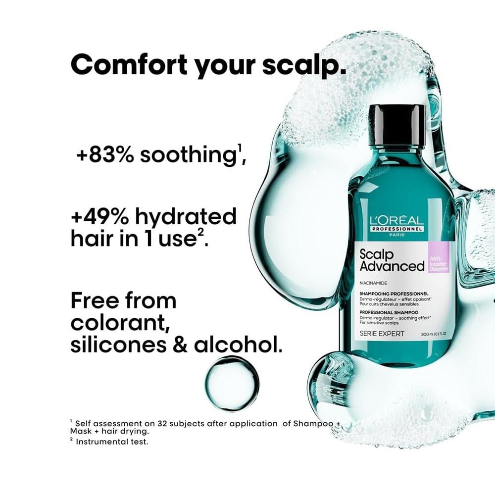 L'Oréal Professionnel Scalp Advanced Anti-Discomfort Shampoo - 300 ml