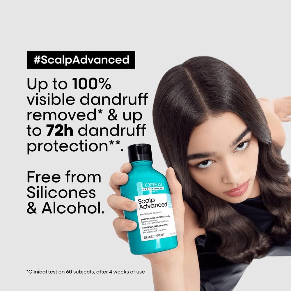 L'Oréal Professionnel Scalp Advanced Anti-Dandruff Shampoo - 300 ml