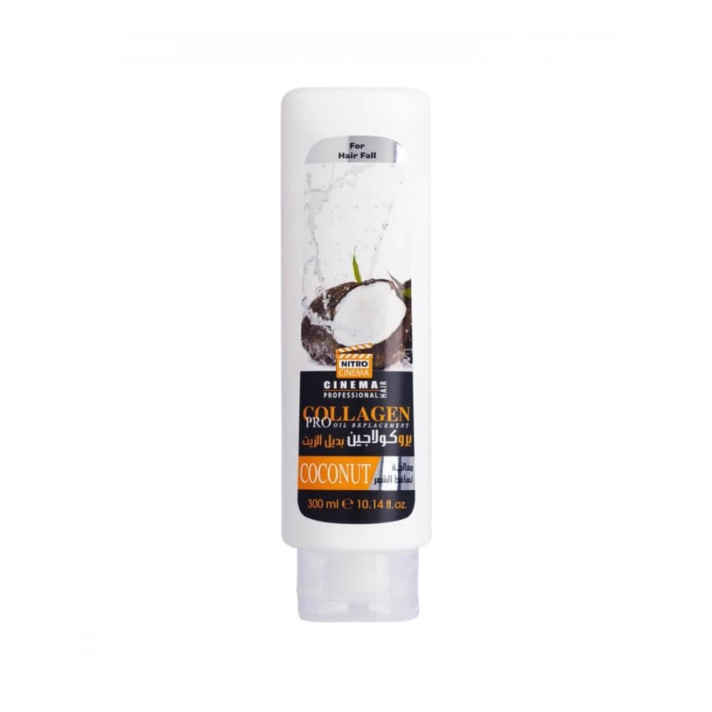 Nitro Cinema Pro Collagen Hair Loss Treatment Oil Replacement with Coconut - 300 ml