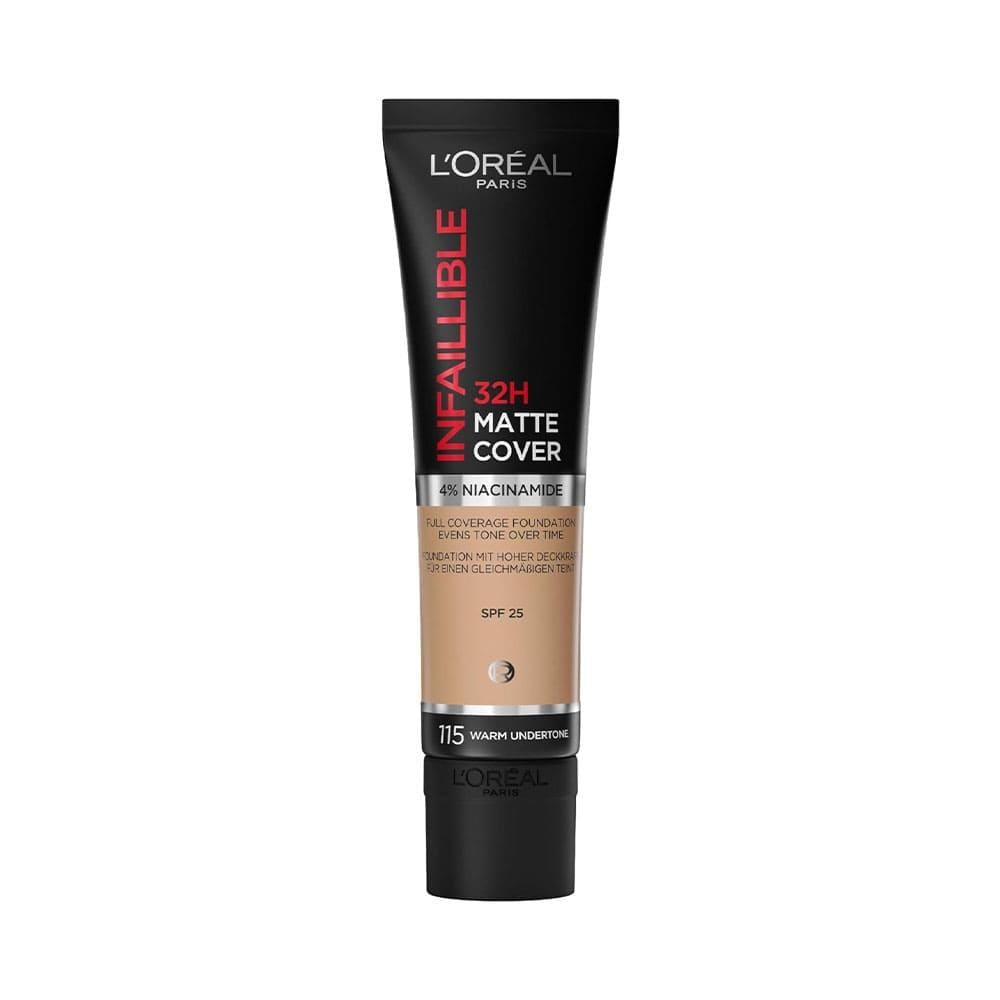 L'oreal Infaillible 32H Matte Cover 115 Warm Undertone - 30 Ml