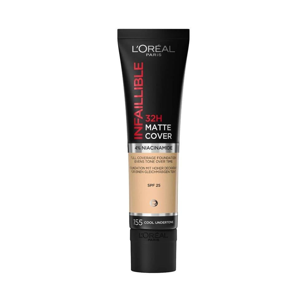 L'oreal Infaillible 32H Matte Cover 155 Cool Undertone - 30 Ml