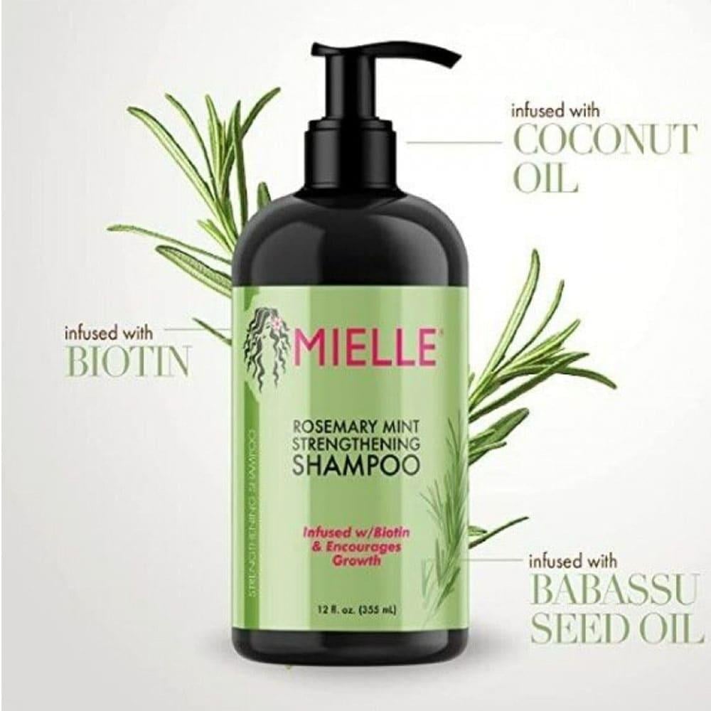 Miele Hair Strengthening Shampoo with Rosemary & Mint - 355 ml