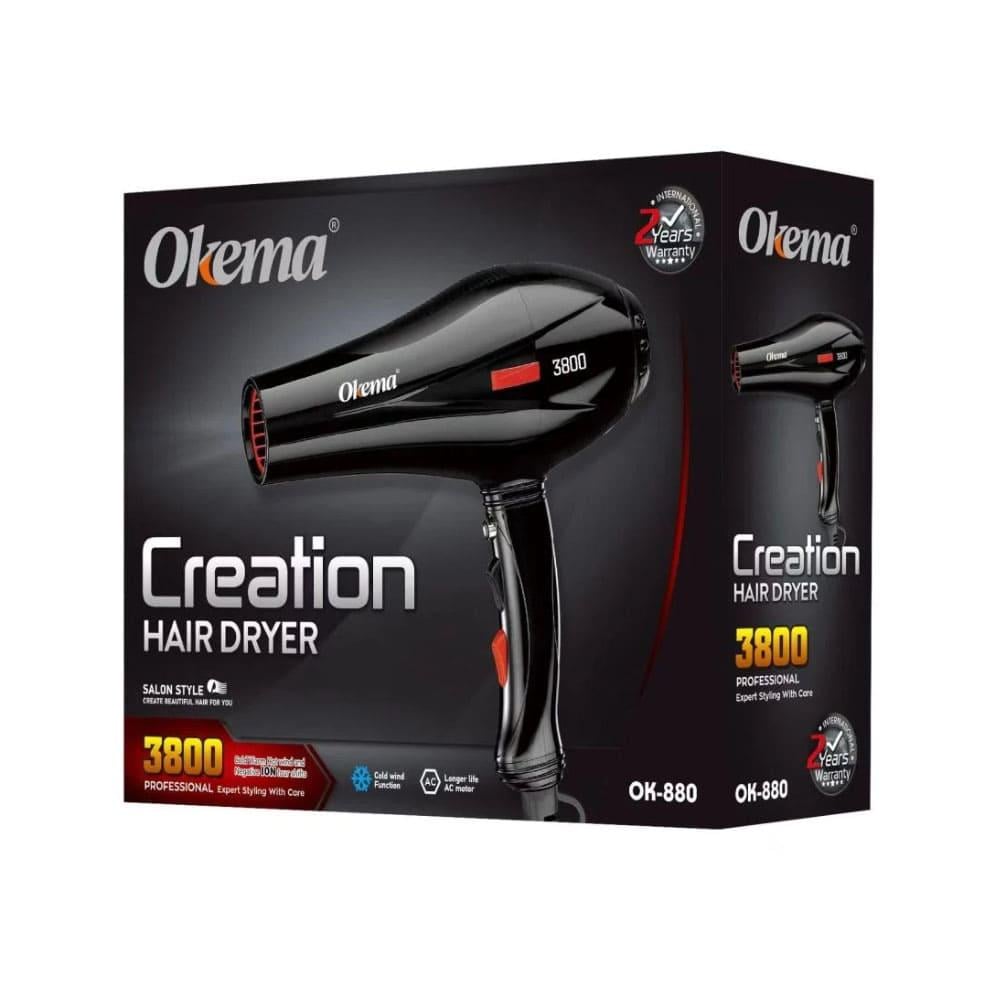Okema Hair Dryer Expert Styling Professional 3800 - OK-880
