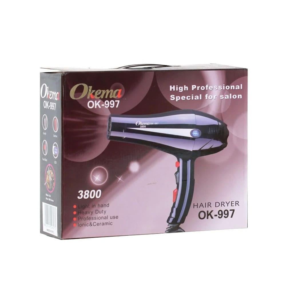 Okema Hair Dryer 3800 Model OK-997