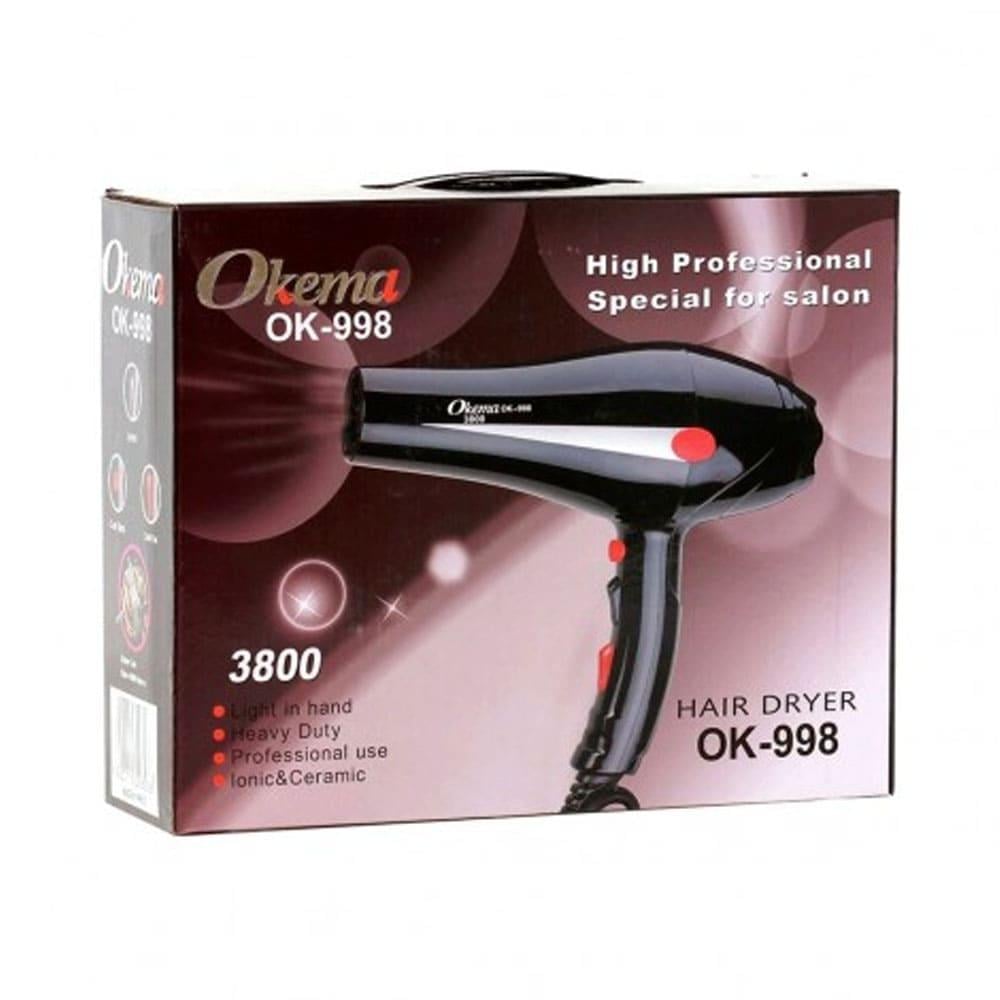 Okema Hair Dryer 3800 Model OK-998