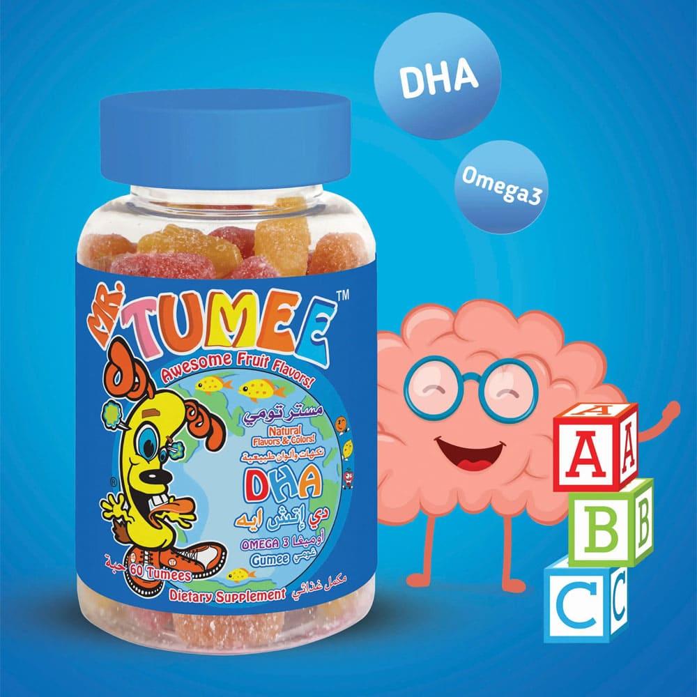 Mr. Tumee  Omega 3 Chewable Tablets - 60 Pieces