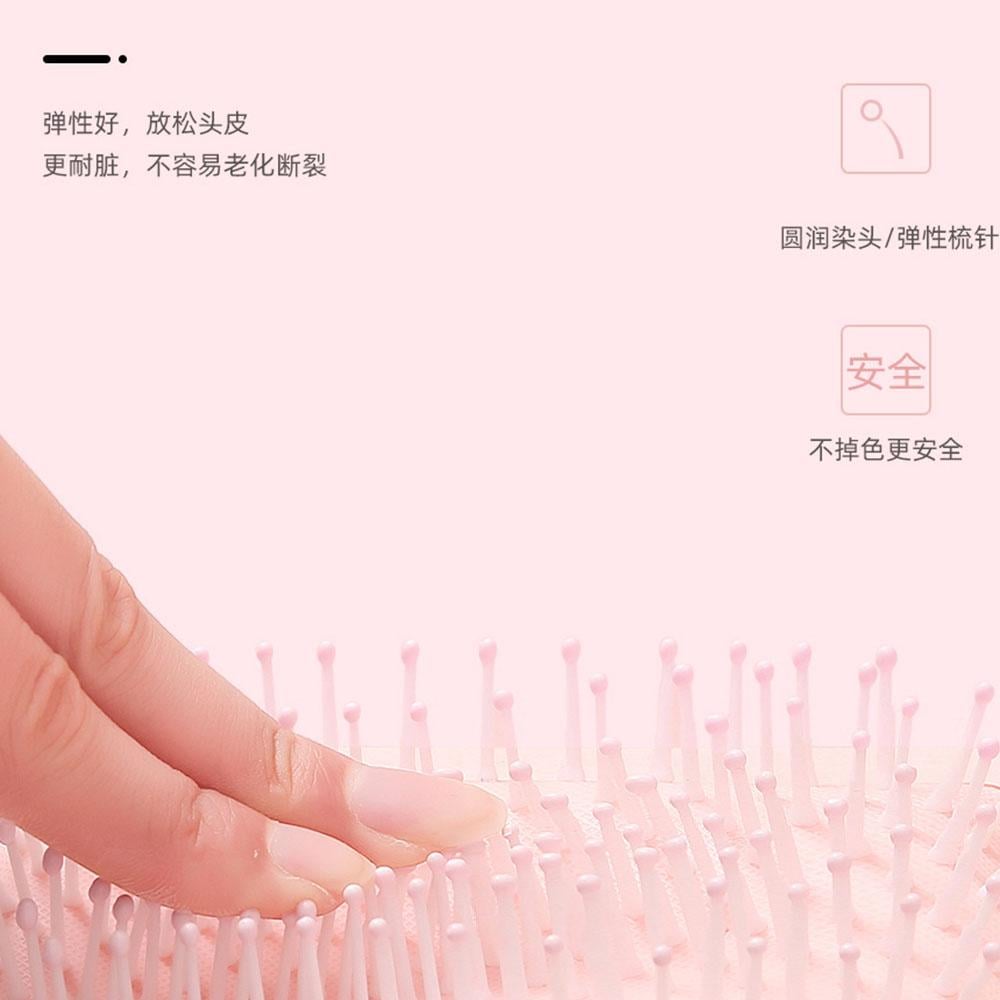 Minigood silver-pink hair comb