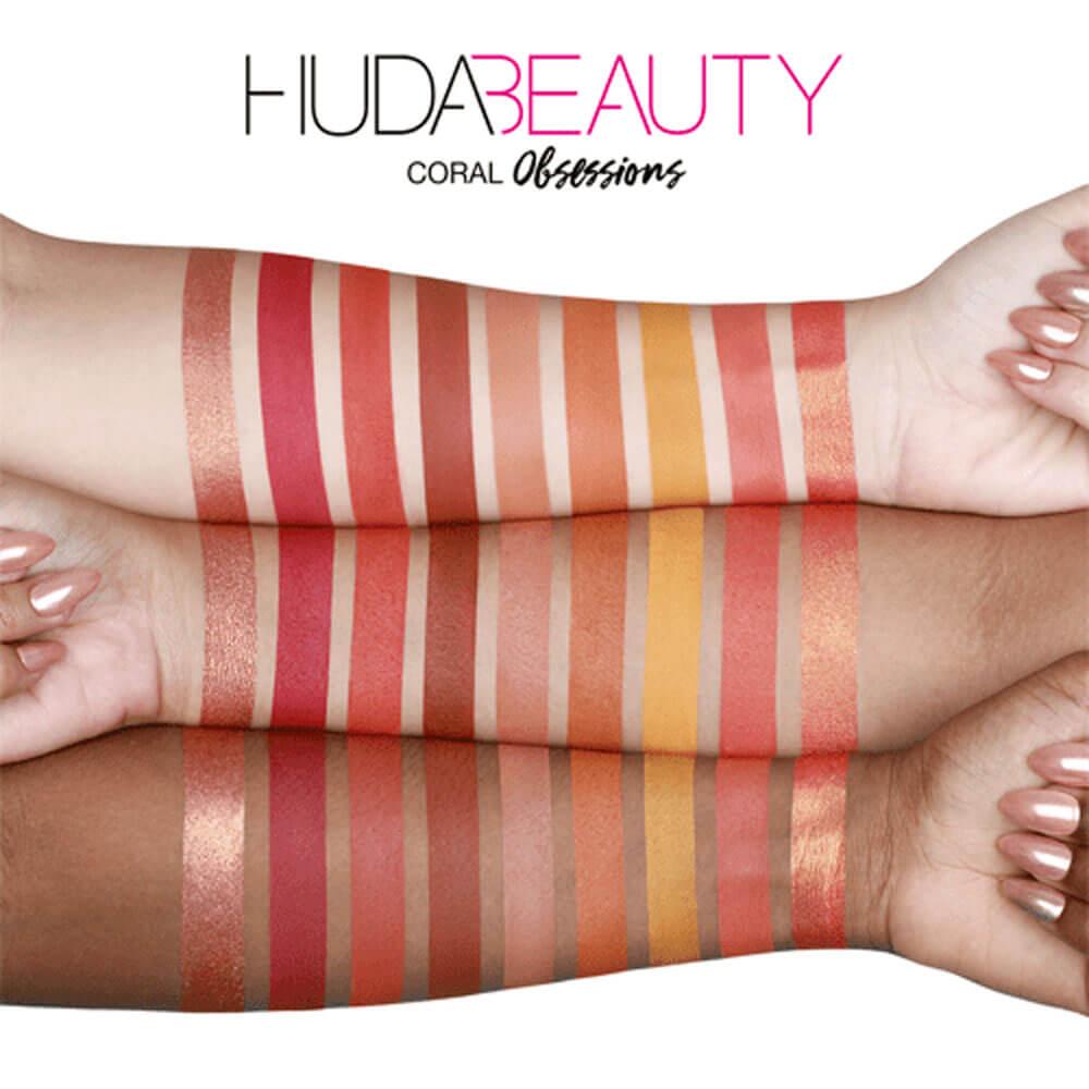 Huda Beauty Coral Obsessions Eyeshadow Palette Coral