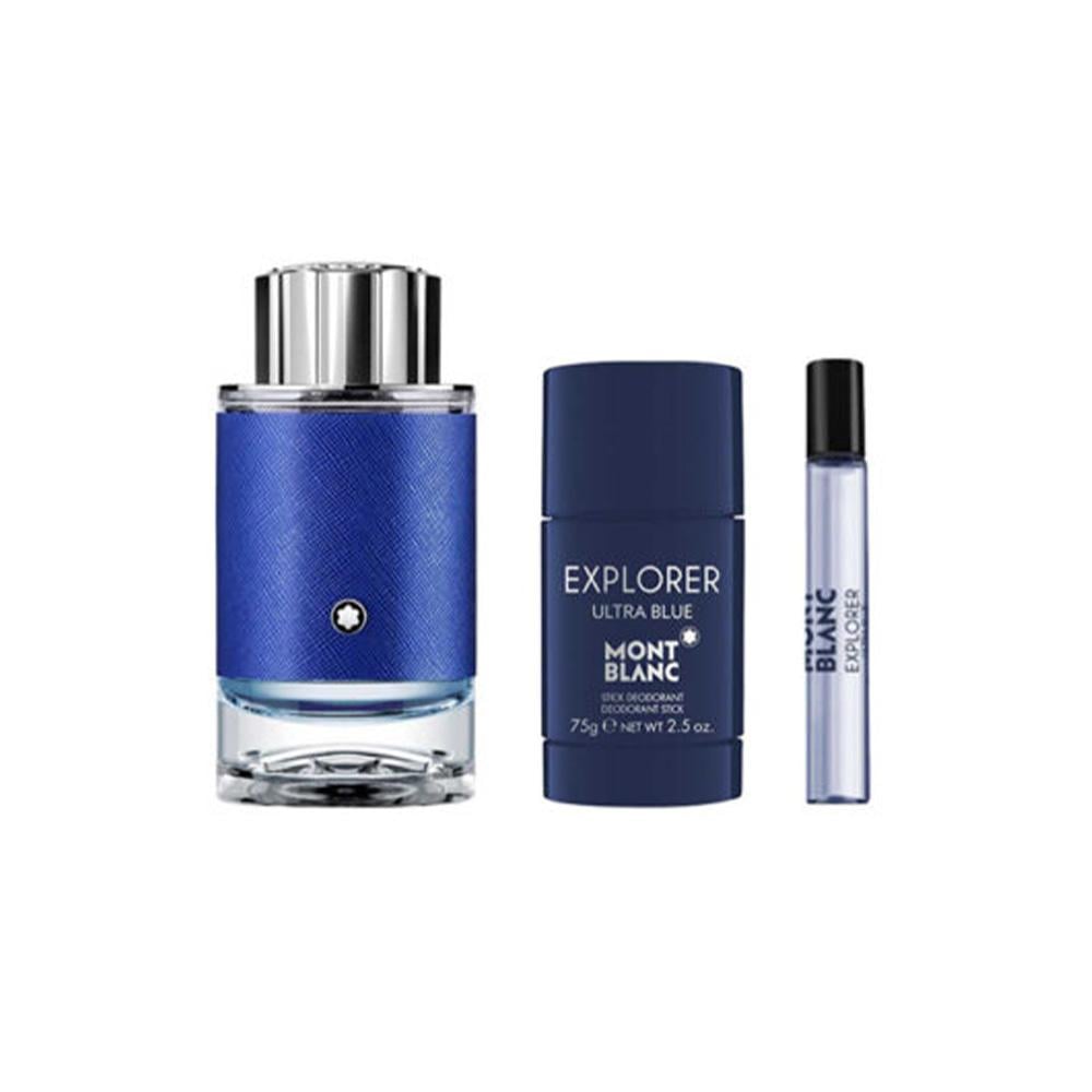 Mont Blanc Explorer Ultra Blue Set - 3 Pcs