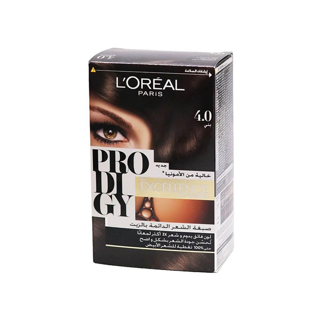 L'Oreal Paris Prodigy Hair Dye - Brown 4.0
