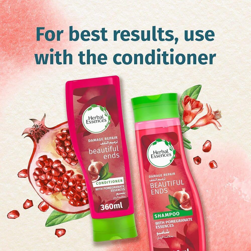 Herbal Essences Beautiful Ends With Pomegranate Shampoo - 400 ml