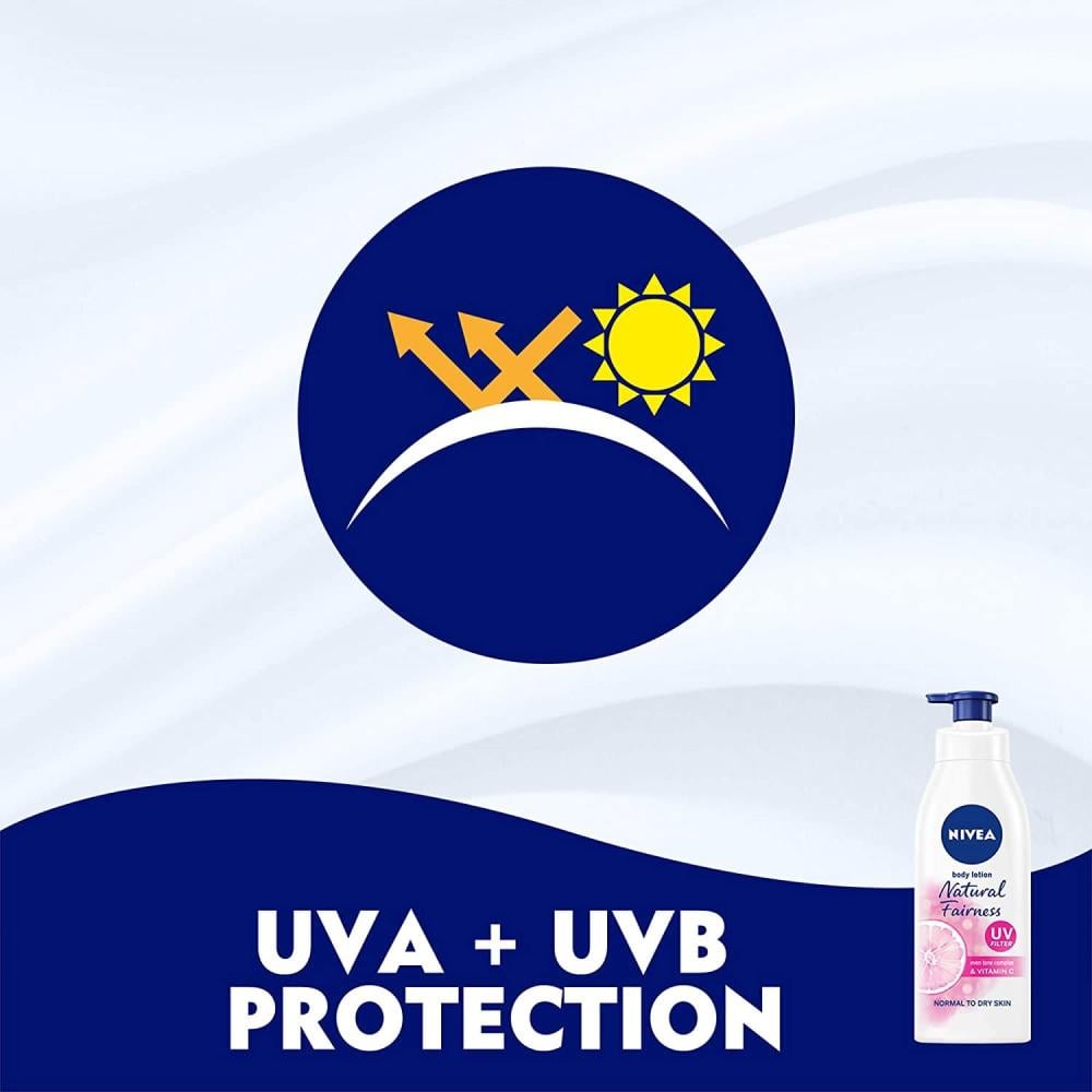 Nivea Natural Whitening Body Lotion 400 ml
