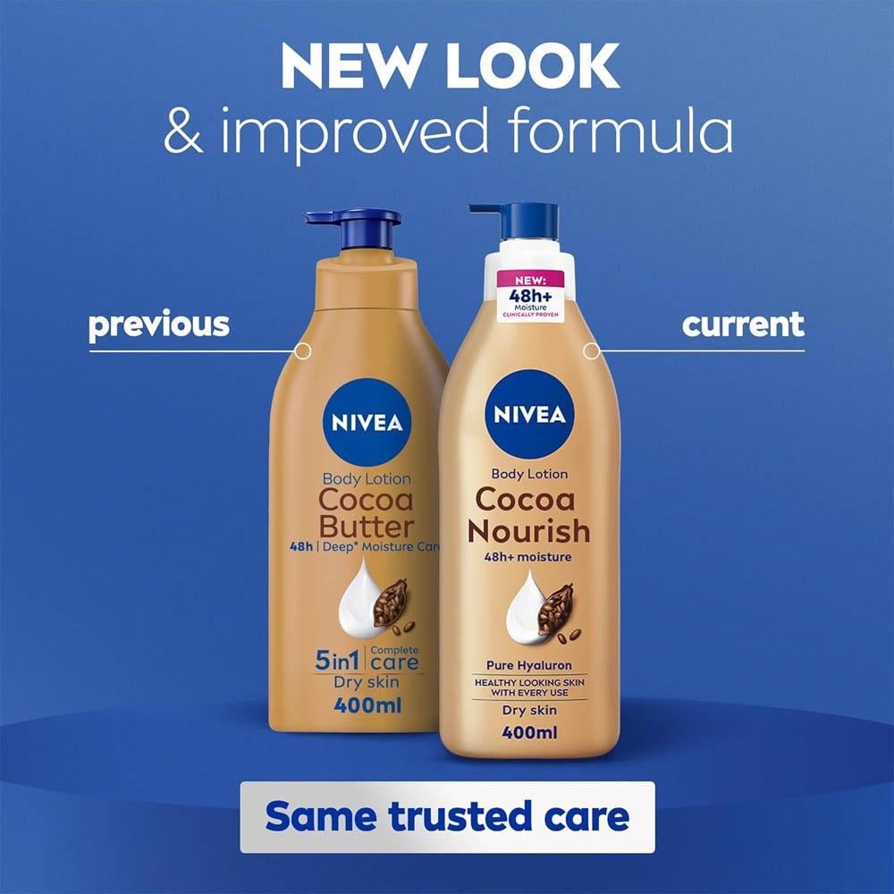 Nivea Body Lotion Cocoa Butter Moisturizing Care - 400 ml