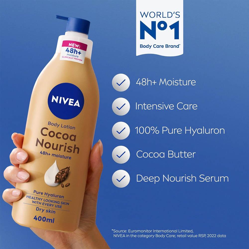 Nivea Body Lotion Cocoa Butter Moisturizing Care - 400 ml