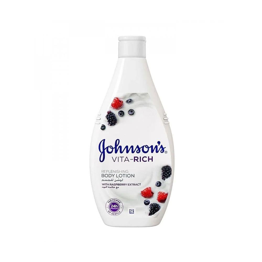 Johnson Vita Rich Replenishing Body Lotion With Raspberry Extract - 400 ml