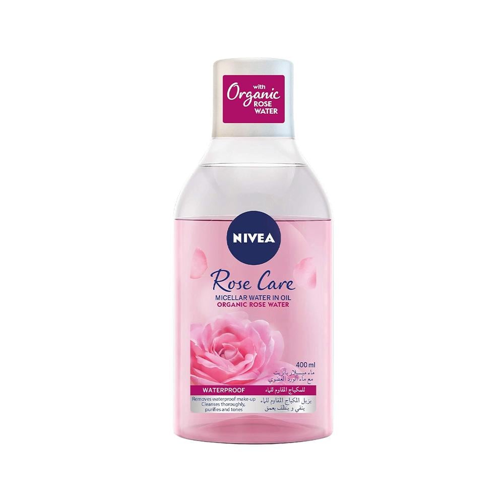 Nivea Rose Care Micellar Water Waterproof  - 400 ml