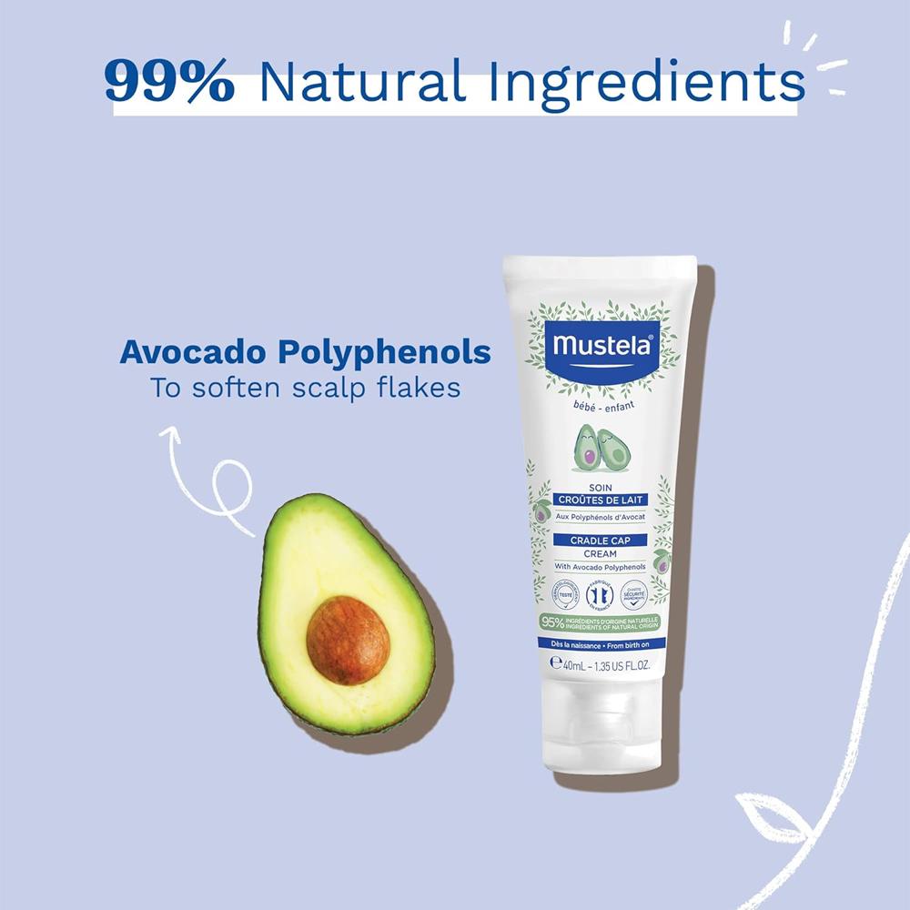 Mustela Cradle Cap Cream Fragrance-Free – 40 ml