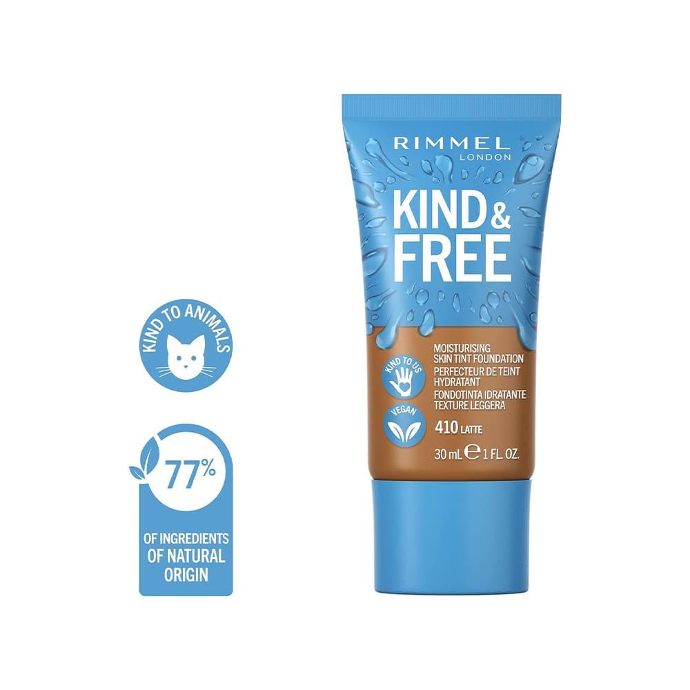 Rimmel London Kind & Free Skin Tint Foundation 410 Latte - 30 Ml