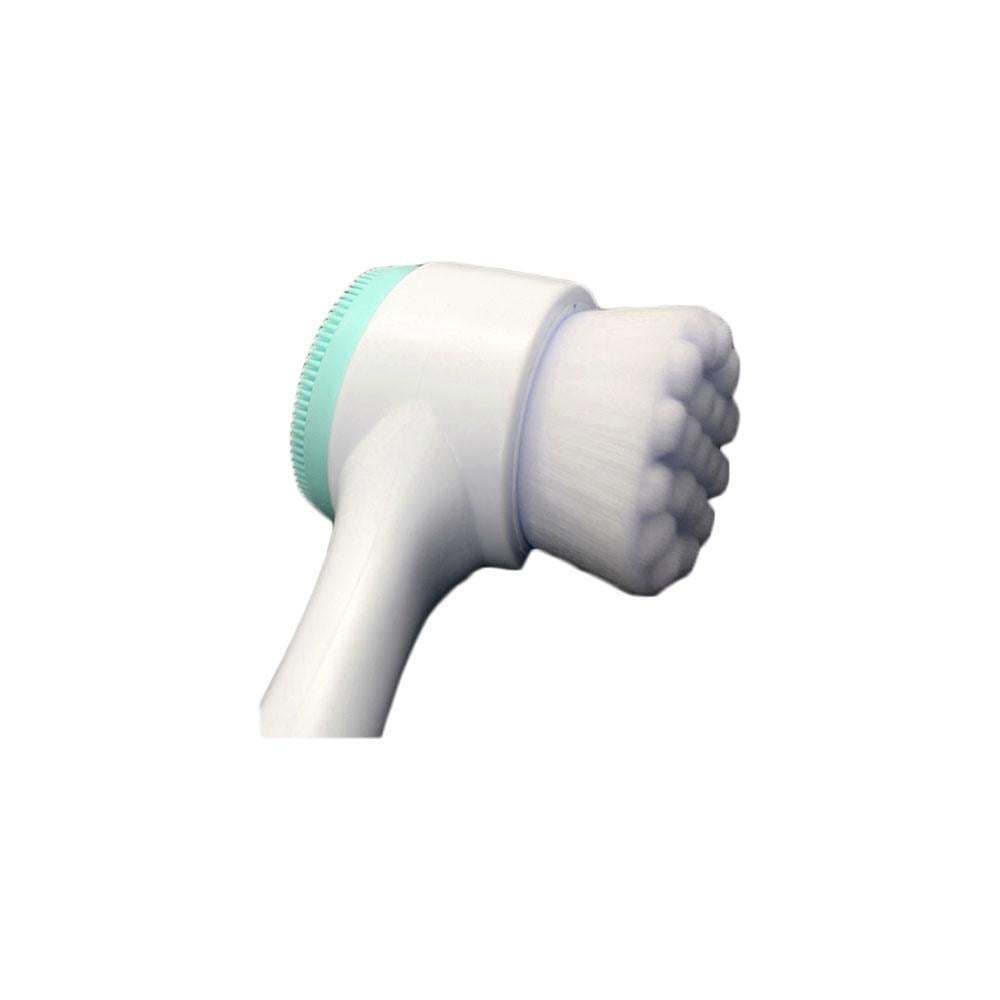Mini Good Double-sided Facial Cleansing Brush - Multiple Colors
