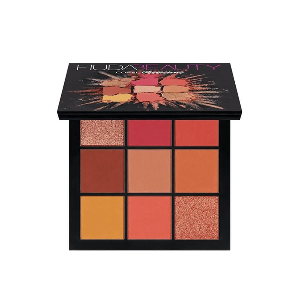 Huda Beauty Coral Obsessions Eyeshadow Palette Coral
