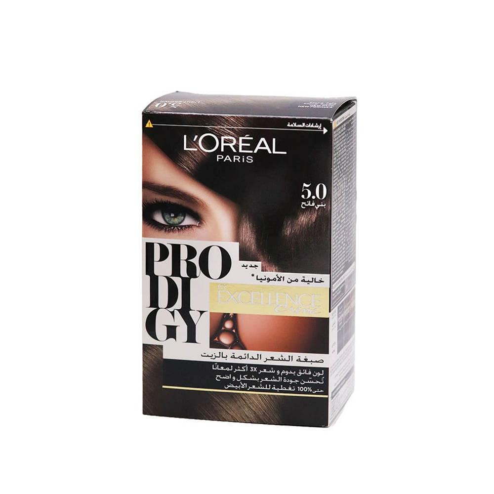 L'Oreal Paris Prodigy Hair Dye - Light Brown 5.0