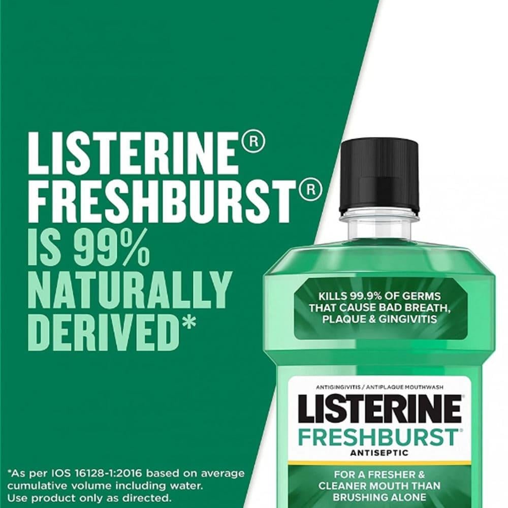 Listerine Daily Fresh burst Mouthwash - 500 ml