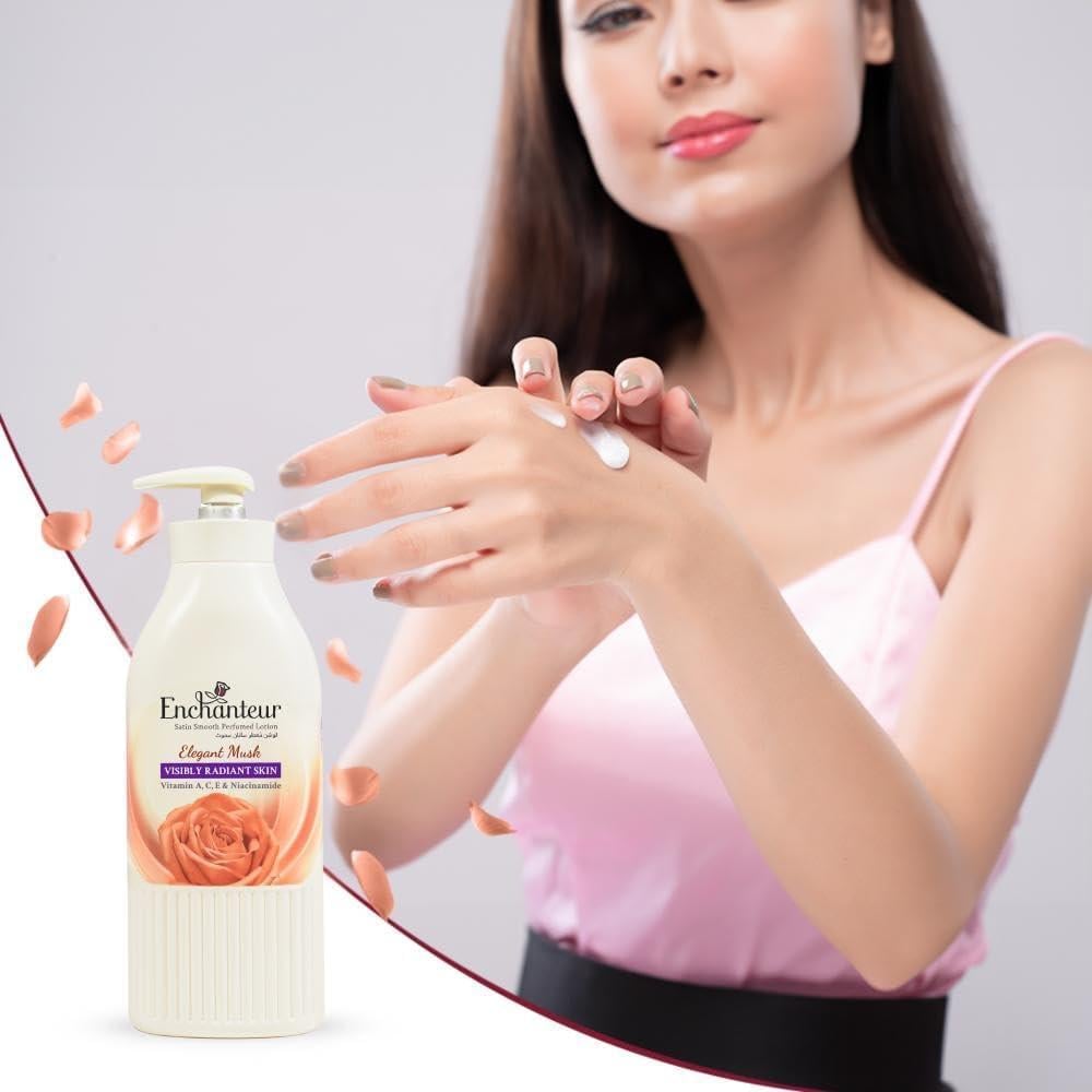 Enchanteur Elegant Musk Perfumed Body Lotion - 500 ML