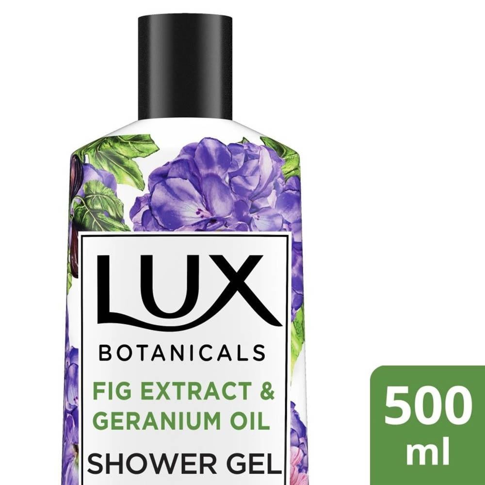Lux Botanicals Skin Renewal Shower Gel With Fig Extract And Geranium Oil - 500 ml
