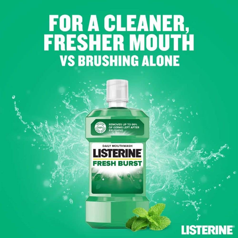 Listerine Daily Fresh burst Mouthwash - 500 ml