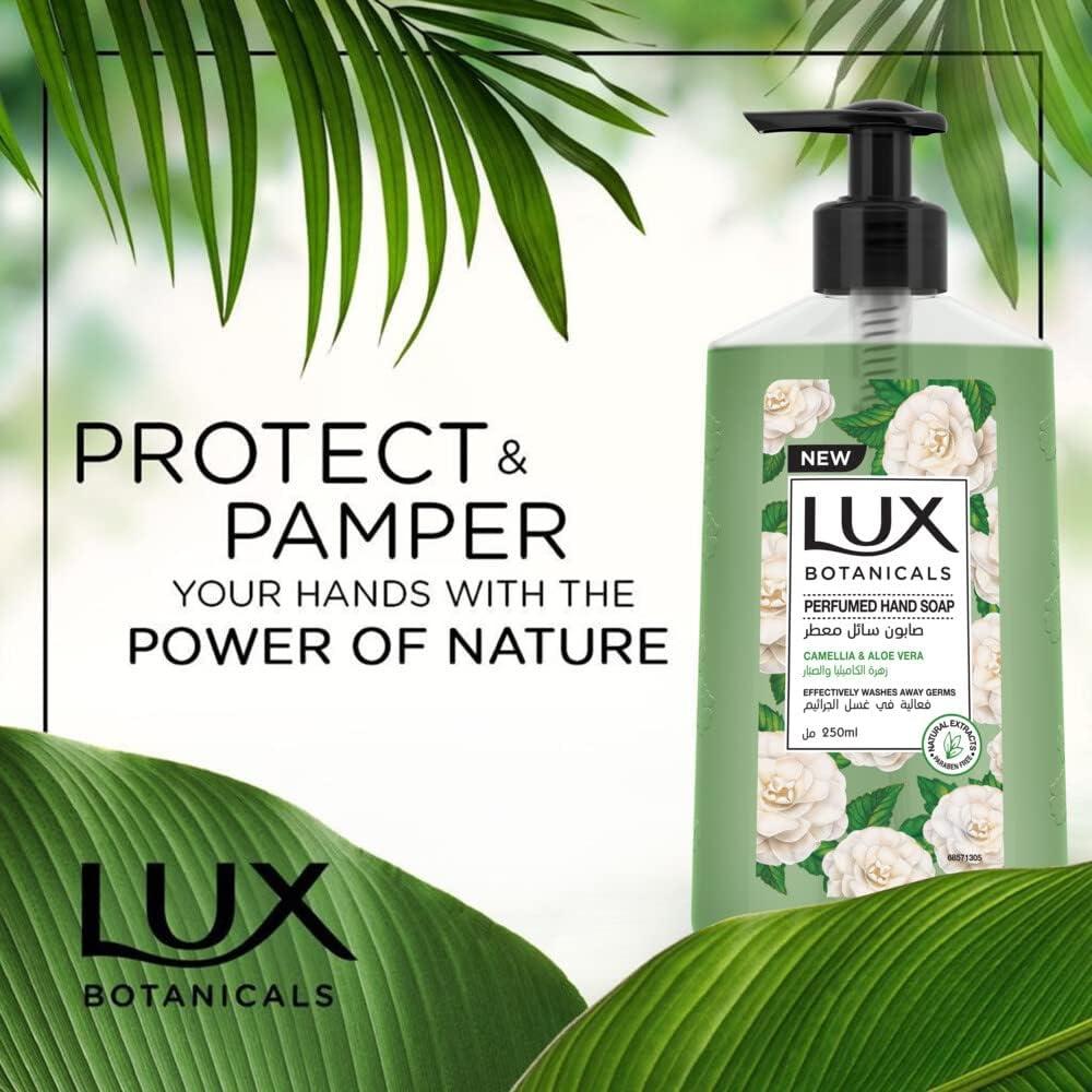 Lux Perfumed Hand Soap Wash Camelia & Aloe Vera 500ml‏