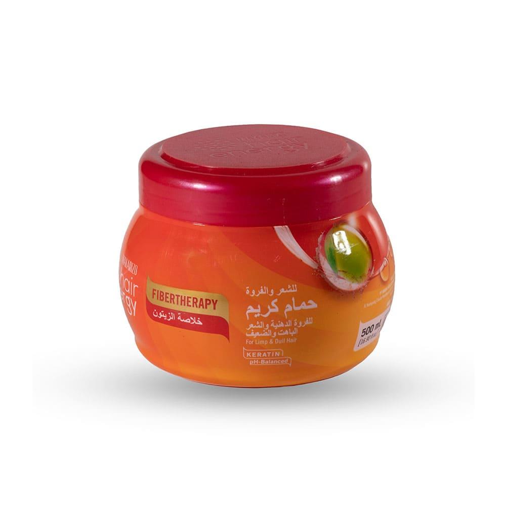 Makarizo Cream Bath for Limp & Dull Hair with Olive - 500 ml
