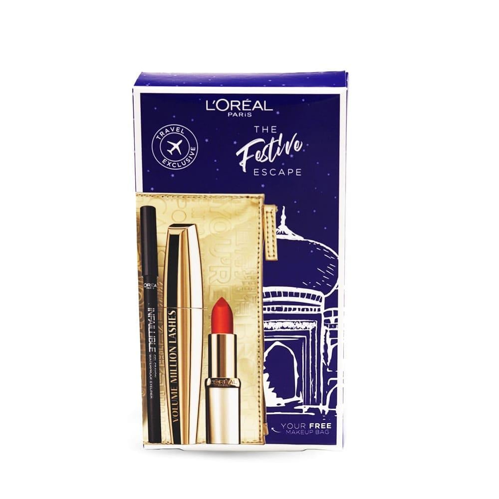 L'Oreal Paris The Festive Escape Mascara + Lipstick + Liner
