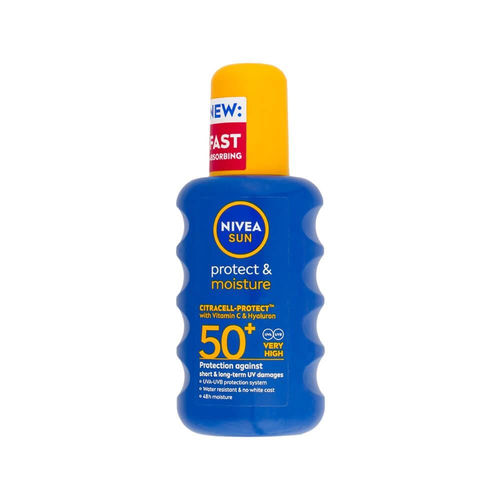 Nivea Product – Sun Protection and Moisturizing Spray SPF 50 – 200 ml