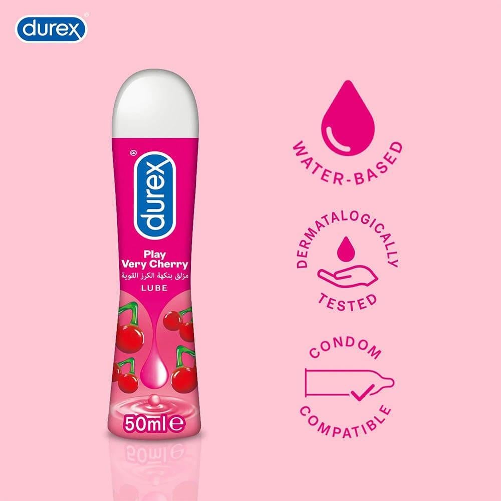 Durex Lubricant Strong Cherry Flavor - 50 ml