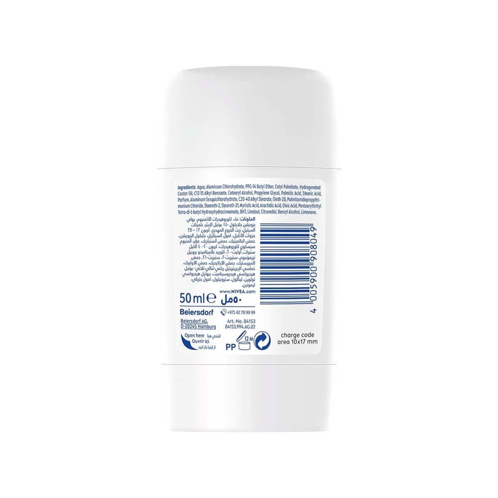 Nivea Black & White Invisible Original Deodorant Stick - 50 ml