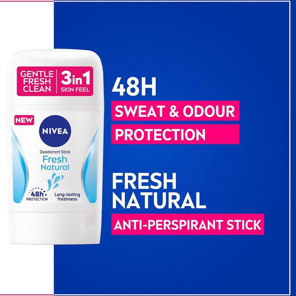 Nivea Deodorant Stick Fresh Natural - 50 ml