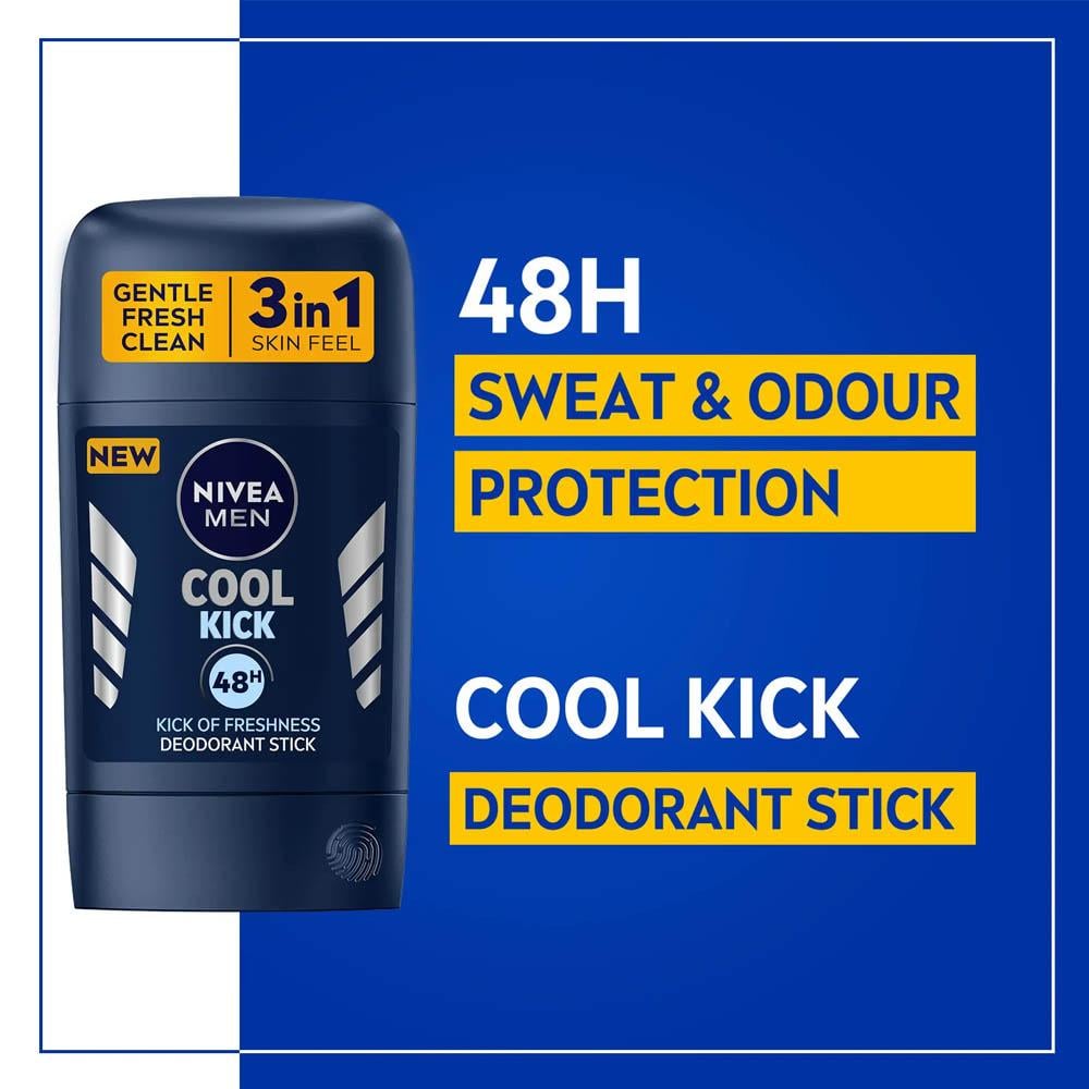 Nivea Men Cool Kick Deodorant Stick - 50 ml