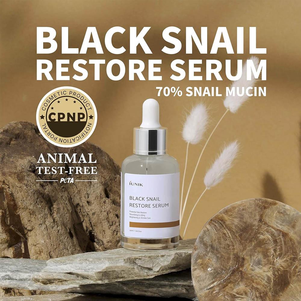 iunik Black Snail Restore Serum - 50 ml