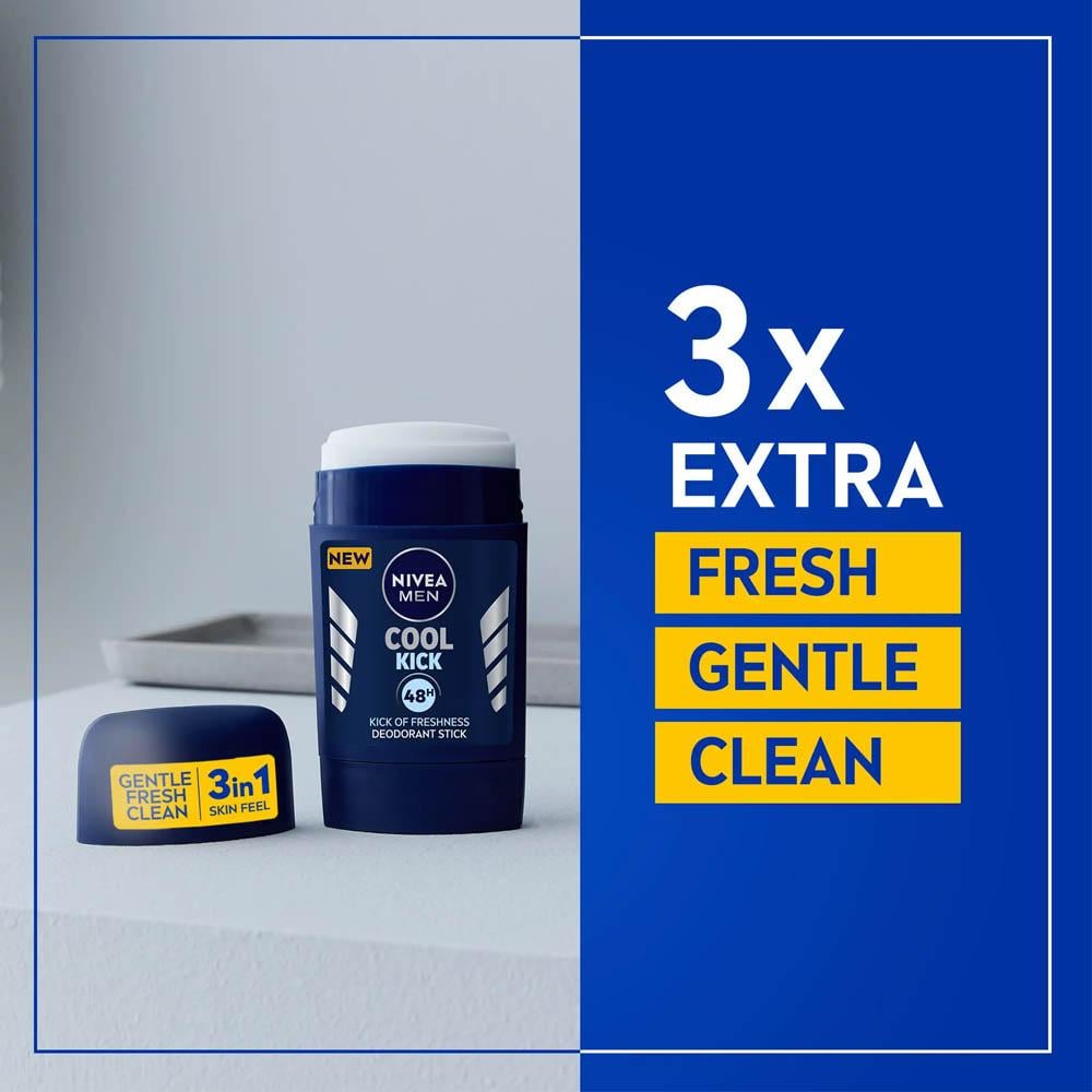 Nivea Men Cool Kick Deodorant Stick - 50 ml